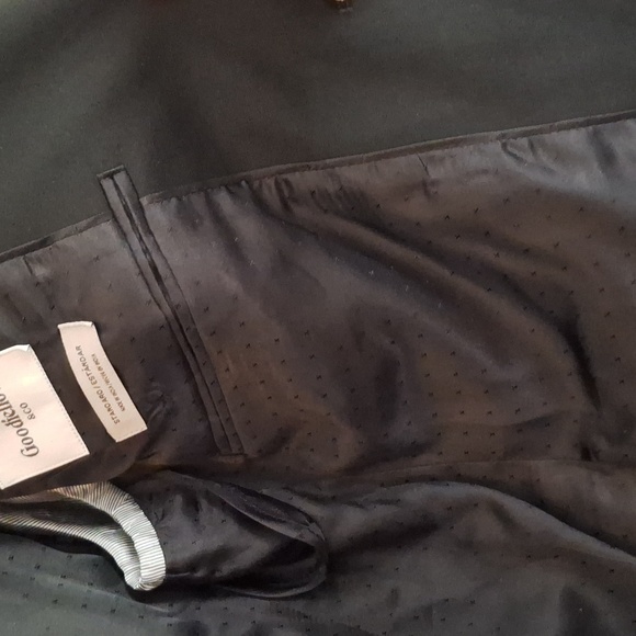 BRAND NEW! Men's Standard Fit 2 Button Suit Jacket - BLACK - Goodfellow & Co - Picture 7 of 11